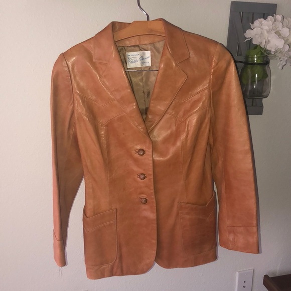 Abercrombie & Fitch Jackets & Blazers - Vintage leather jacket by peter Caruso